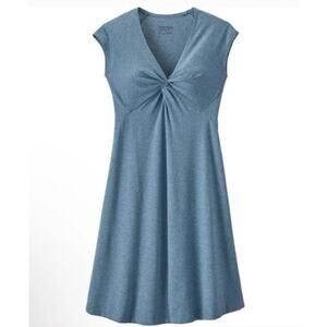 Patagonia Worn Wear Women's W's Seabrook Bandha Dress Blue Heathered Size XL